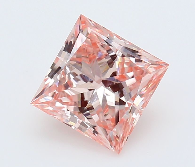 Loose Diamond - PRINCESS 2.07ct Fancy Intense Pink VS1: Loose Diamond - PRINCESS 2.07ct Fancy Intense Pink VS1 Source: This is a real non-mined Diamond that has been grown in a lab Shape: PRINCESS Carats: 2.07 Color: Fancy Intense Pink Certification: IGI V