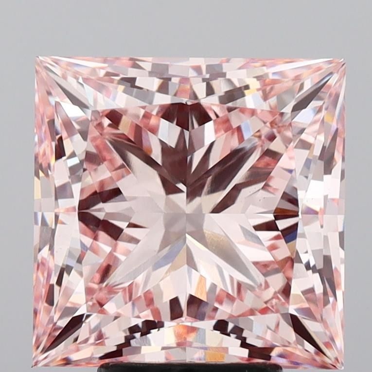 Loose Diamond - PRINCESS 6.92ct Fancy Intense Pink VS1 (1 of 1)