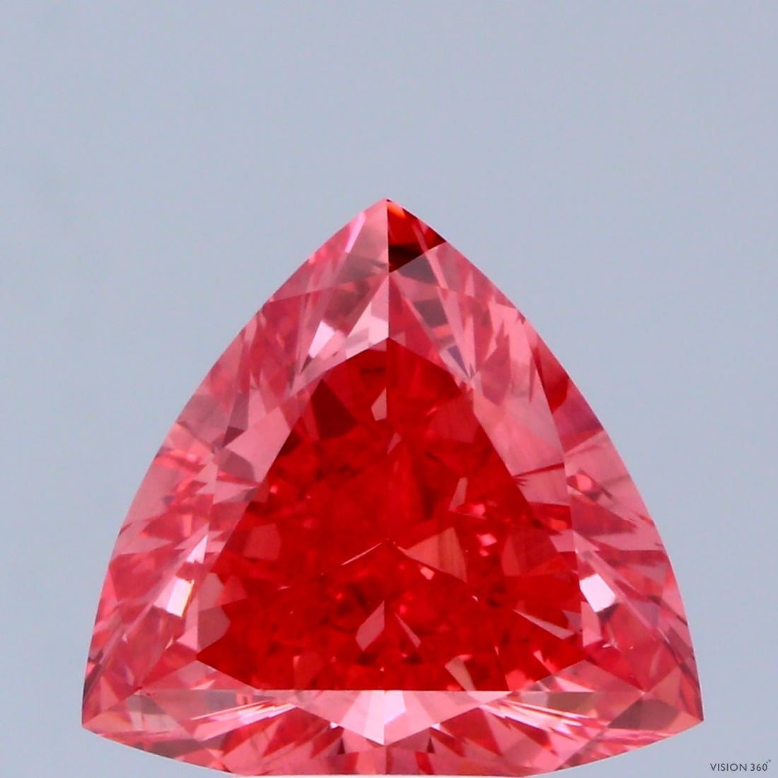 Loose Diamond - TRIANGULAR 3.1ct Fancy Vivid Red VS2 (1 of 1)
