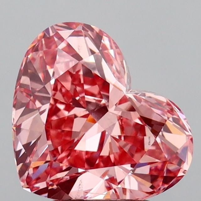 Loose Diamond - HEART 3.08ct Fancy Vivid Pink VS2 (1 of 1)