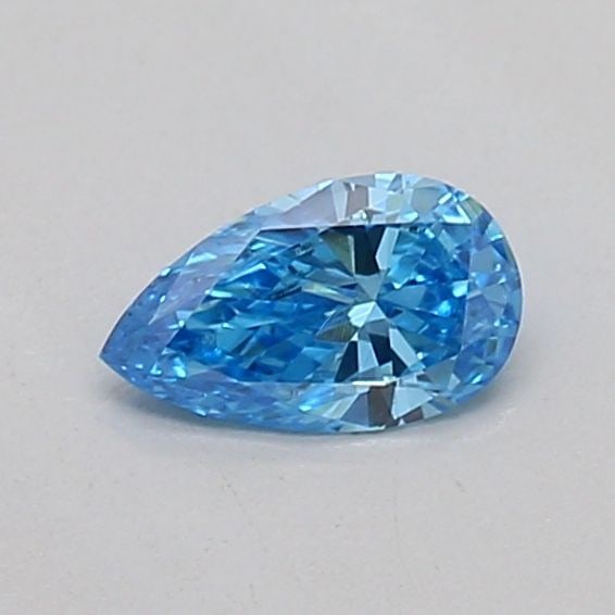 Loose Diamond - PEAR 0.15ct Fancy Vivid Blue VS1: Loose Diamond - PEAR 0.15ct Fancy Vivid Blue VS1 Source: This is a real non-mined Diamond that has been grown in a lab Shape: PEAR Carats: 0.15 Color: Fancy Vivid Blue Certification: IGI The Diamond D
