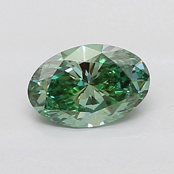 Loose Diamond - OVAL 1.01ct Fancy Vivid Green SI1: Loose Diamond - OVAL 1.01ct Fancy Vivid Green SI1 Source: This is a real non-mined Diamond that has been grown in a lab Shape: OVAL Carats: 1.01 Color: Fancy Vivid Green Certification: IGI Video:
