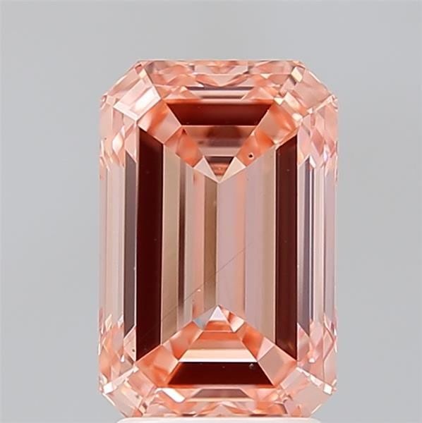 Loose Diamond - EMERALD 3.0ct Fancy Vivid Pink VS2 (1 of 1)