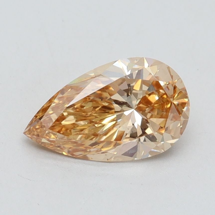 Loose Diamond - PEAR 1.04ct Fancy Intense Brownish Yellow VS2 (1 of 1)