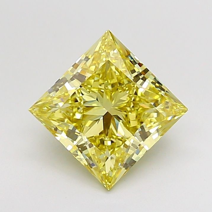 Loose Diamond - PRINCESS 3.02ct Fancy Intense Yellow VVS2: Loose Diamond - PRINCESS 3.02ct Fancy Intense Yellow VVS2 Source: This is a real non-mined Diamond that has been grown in a lab Shape: PRINCESS Carats: 3.02 Color: Fancy Intense Yellow Certification: 