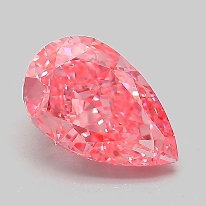Loose Diamond - PEAR 1.07ct Fancy Vivid Pink VS1: Loose Diamond - PEAR 1.07ct Fancy Vivid Pink VS1 Source: This is a real non-mined Diamond that has been grown in a lab Shape: PEAR Carats: 1.07 Color: Fancy Vivid Pink Certification: IGI Video:
