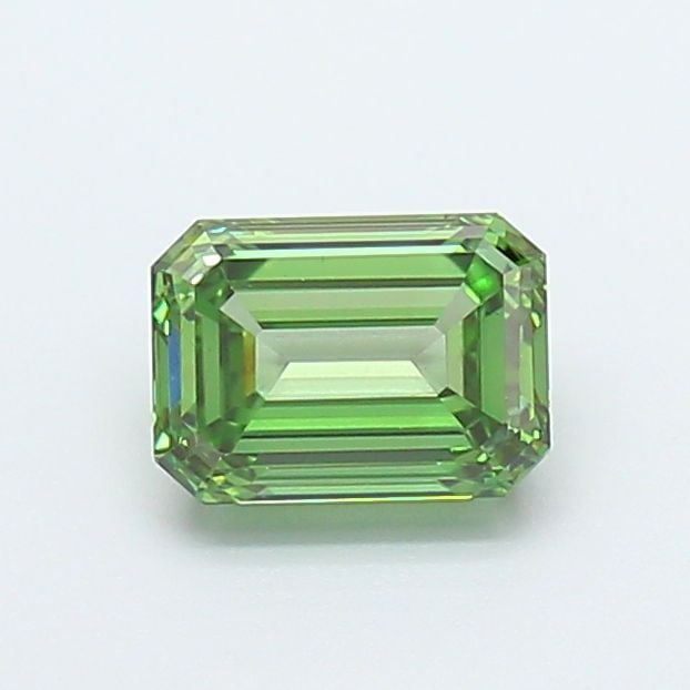 Loose Diamond - EMERALD 1.0ct Fancy Vivid Green VS1 (1 of 1)
