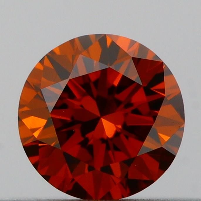 Loose Diamond - ROUND 0.22ct Fancy Deep Orange VVS2 (1 of 1)