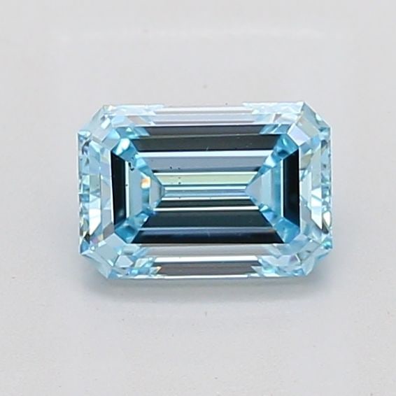 Loose Diamond - EMERALD 1.16ct Fancy Vivid Blue VS2 (1 of 1)