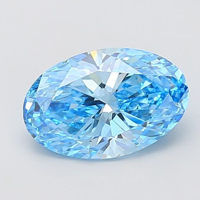 Loose Diamond - OVAL 2.98ct Fancy Vivid Blue VS2 (1 of 1)