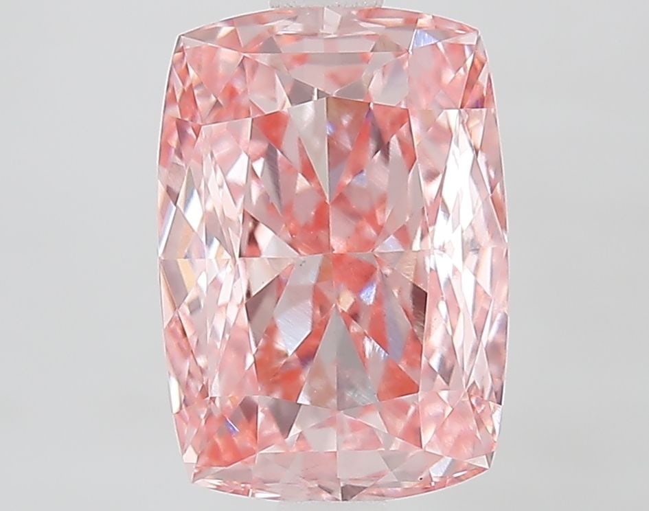 Loose Diamond - CUSHION MODIFIED 2.54ct Fancy Vivid Pink VS1: Loose Diamond - CUSHION MODIFIED 2.54ct Fancy Vivid Pink VS1 Source: This is a real non-mined Diamond that has been grown in a lab Shape: CUSHION MODIFIED Carats: 2.54 Color: Fancy Vivid Pink Certific