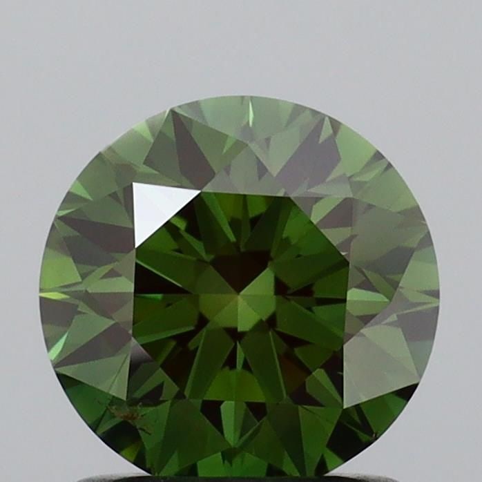 Loose Diamond - ROUND 1.16ct Fancy Vivid Green VS2 (1 of 1)