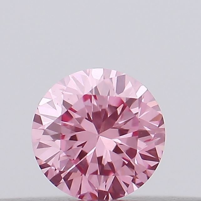 Loose Diamond - ROUND 0.13ct Fancy Vivid Pink VS1: Loose Diamond - ROUND 0.13ct Fancy Vivid Pink VS1 Source: This is a real non-mined Diamond that has been grown in a lab Shape: ROUND Carats: 0.13 Color: Fancy Vivid Pink Certification: IGI Video: