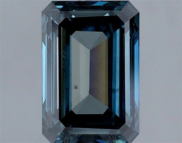 Loose Diamond - EMERALD 1.54ct Fancy Deep Green Blue SI1 (1 of 1)