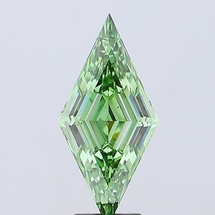Loose Diamond - LOZENGE 3.43ct Fancy Vivid Green VS2 (1 of 1)