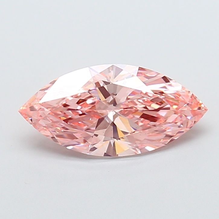 Loose Diamond - MARQUISE 2.56ct Fancy Vivid Pink VS1: Loose Diamond - MARQUISE 2.56ct Fancy Vivid Pink VS1 Source: This is a real non-mined Diamond that has been grown in a lab Shape: MARQUISE Carats: 2.56 Color: Fancy Vivid Pink Certification: IGI Video