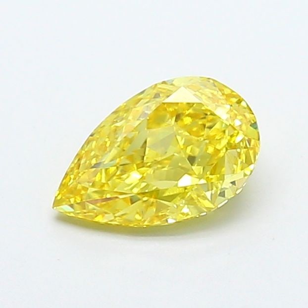 Loose Diamond - PEAR 1.05ct Fancy Vivid Yellow VS1: Loose Diamond - PEAR 1.05ct Fancy Vivid Yellow VS1 Source: This is a real non-mined Diamond that has been grown in a lab Shape: PEAR Carats: 1.05 Color: Fancy Vivid Yellow Certification: IGI Video:
