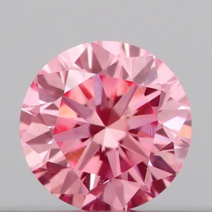 Loose Diamond - ROUND 0.13ct Fancy Vivid Pink VVS2: Loose Diamond - ROUND 0.13ct Fancy Vivid Pink VVS2 Source: This is a real non-mined Diamond that has been grown in a lab Shape: ROUND Carats: 0.13 Color: Fancy Vivid Pink Certification: IGI Video: