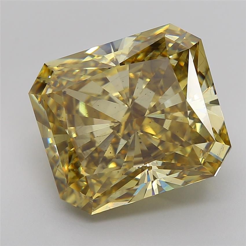 Loose Diamond - SQUARE RADIANT 11.87ct Fancy Intense Yellow SI1 (1 of 1)