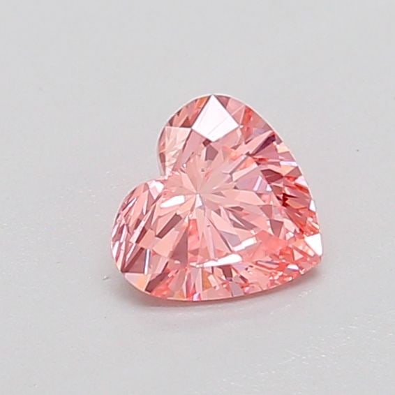 Loose Diamond - HEART 0.39ct Fancy Vivid Pink VS2: Loose Diamond - HEART 0.39ct Fancy Vivid Pink VS2 Source: This is a real non-mined Diamond that has been grown in a lab Shape: HEART Carats: 0.39 Color: Fancy Vivid Pink Certification: IGI Video: