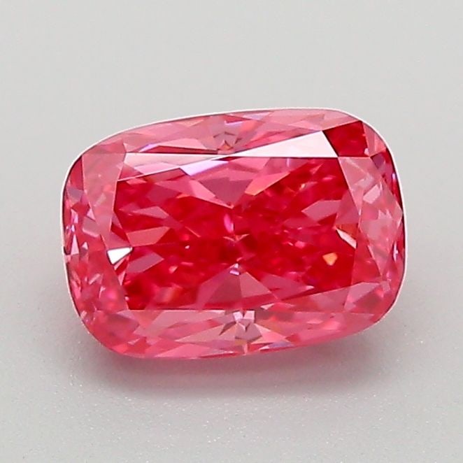 Loose Diamond - CUSHION MODIFIED 1.01ct Fancy Vivid Pink VS1: Loose Diamond - CUSHION MODIFIED 1.01ct Fancy Vivid Pink VS1 Source: This is a real non-mined Diamond that has been grown in a lab Shape: CUSHION MODIFIED Carats: 1.01 Color: Fancy Vivid Pink Certific