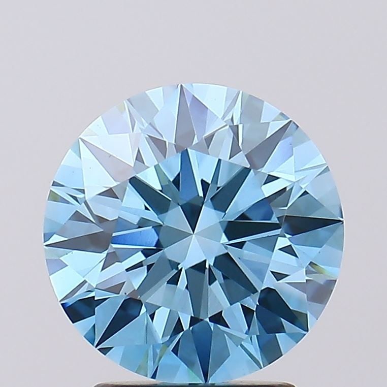 Ideal Loose Diamond - ROUND 2.52ct Fancy Vivid Blue VS1 (1 of 1)