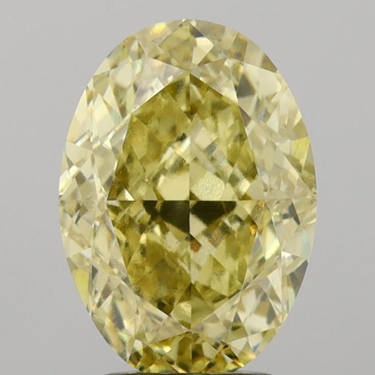 Loose Diamond - OVAL 4.07ct Fancy Yellow VS1 (1 of 1)