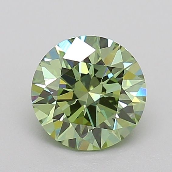 Ideal Loose Diamond - ROUND 1.18ct Fancy Vivid Green VS1 (1 of 1)