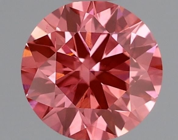 Loose Diamond - ROUND 0.49ct Fancy Vivid Pink SI1: Loose Diamond - ROUND 0.49ct Fancy Vivid Pink SI1 Source: This is a real non-mined Diamond that has been grown in a lab Shape: ROUND Carats: 0.49 Color: Fancy Vivid Pink Certification: IGI Video: