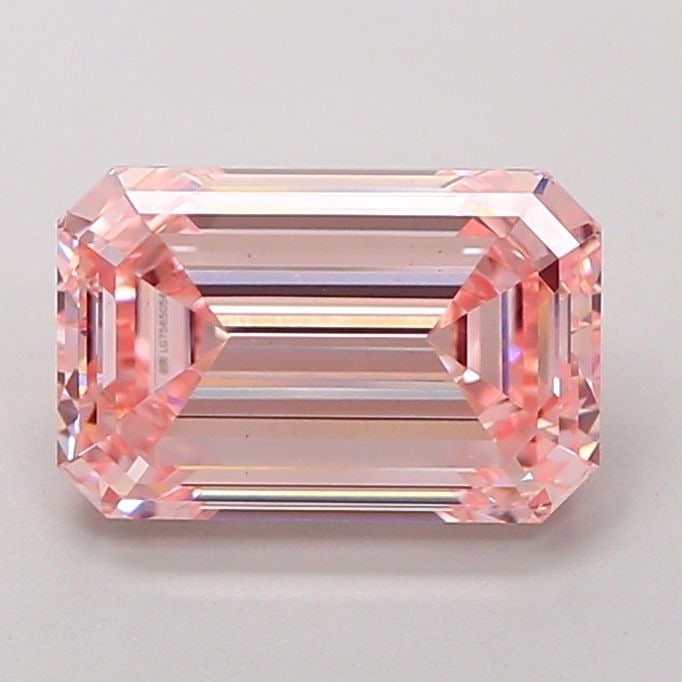 Loose Diamond - EMERALD 3.02ct Fancy Intense Pink VS1 (1 of 1)