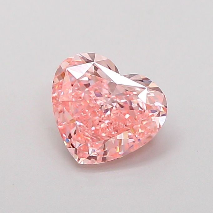 Loose Diamond - HEART 1.21ct Fancy Vivid Pink VS2: Loose Diamond - HEART 1.21ct Fancy Vivid Pink VS2 Source: This is a real non-mined Diamond that has been grown in a lab Shape: HEART Carats: 1.21 Color: Fancy Vivid Pink Certification: NONE Video:
