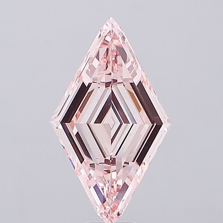 Loose Diamond - LOZENGE 10.05ct Fancy Intense Pink VS1: Loose Diamond - LOZENGE 10.05ct Fancy Intense Pink VS1 Source: This is a real non-mined Diamond that has been grown in a lab Shape: LOZENGE Carats: 10.05 Color: Fancy Intense Pink Certification: IGI V