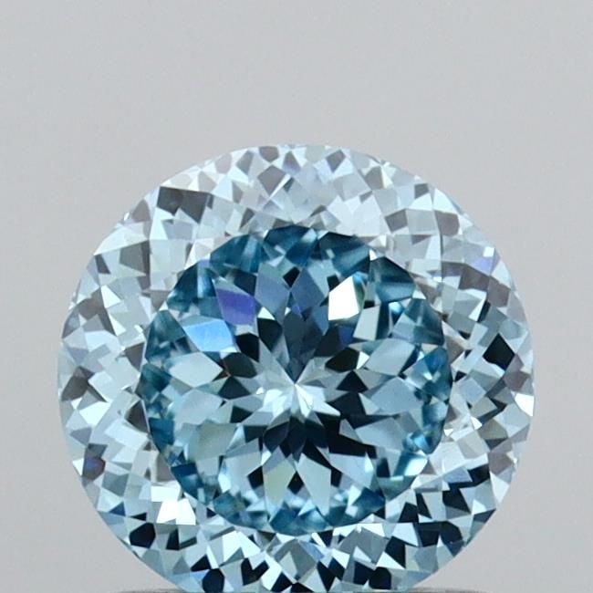 Loose Diamond - ROUND 1.01ct Fancy Intense Blue VS1: Loose Diamond - ROUND 1.01ct Fancy Intense Blue VS1 Source: This is a real non-mined Diamond that has been grown in a lab Shape: ROUND Carats: 1.01 Color: Fancy Intense Blue Certification: IGI Video: