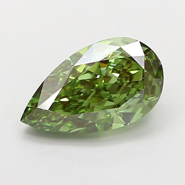 Loose Diamond - PEAR 2.01ct Fancy Vivid Green VS1: Loose Diamond - PEAR 2.01ct Fancy Vivid Green VS1 Source: This is a real non-mined Diamond that has been grown in a lab Shape: PEAR Carats: 2.01 Color: Fancy Vivid Green Certification: IGI Video: