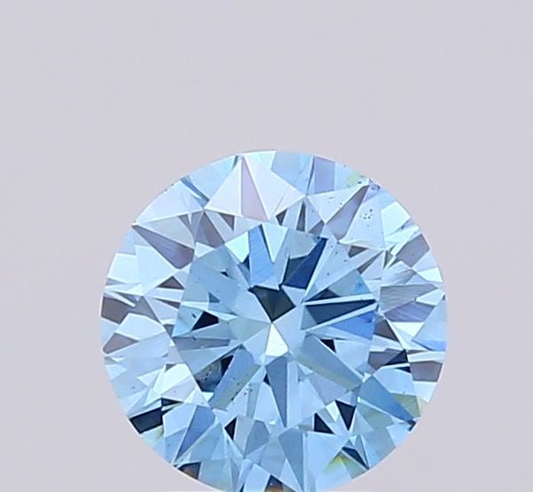 Ideal Loose Diamond - ROUND 1.13ct Fancy Vivid Blue VS2 (1 of 1)