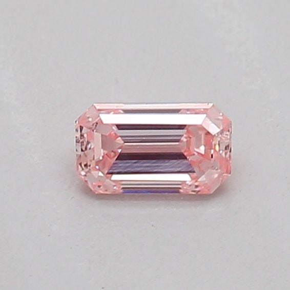 Loose Diamond - EMERALD 0.16ct Fancy Intense Pink VS1: Loose Diamond - EMERALD 0.16ct Fancy Intense Pink VS1 Source: This is a real non-mined Diamond that has been grown in a lab Shape: EMERALD Carats: 0.16 Color: Fancy Intense Pink Certification: IGI Vid