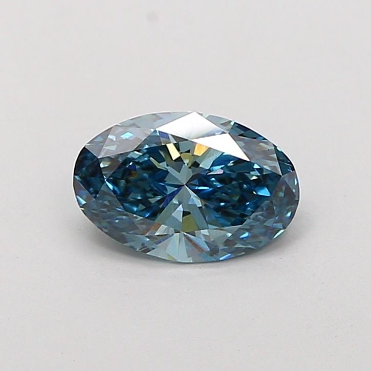Loose Diamond - OVAL 1.01ct Fancy Vivid Greenish Blue VS1 (1 of 1)