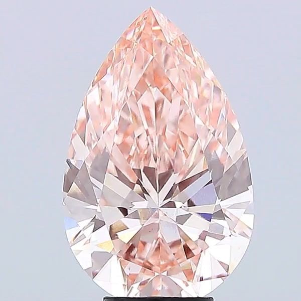 Loose Diamond - PEAR 5.83ct Fancy Vivid Pink VS1: Loose Diamond - PEAR 5.83ct Fancy Vivid Pink VS1 Source: This is a real non-mined Diamond that has been grown in a lab Shape: PEAR Carats: 5.83 Color: Fancy Vivid Pink Certification: IGI Video: