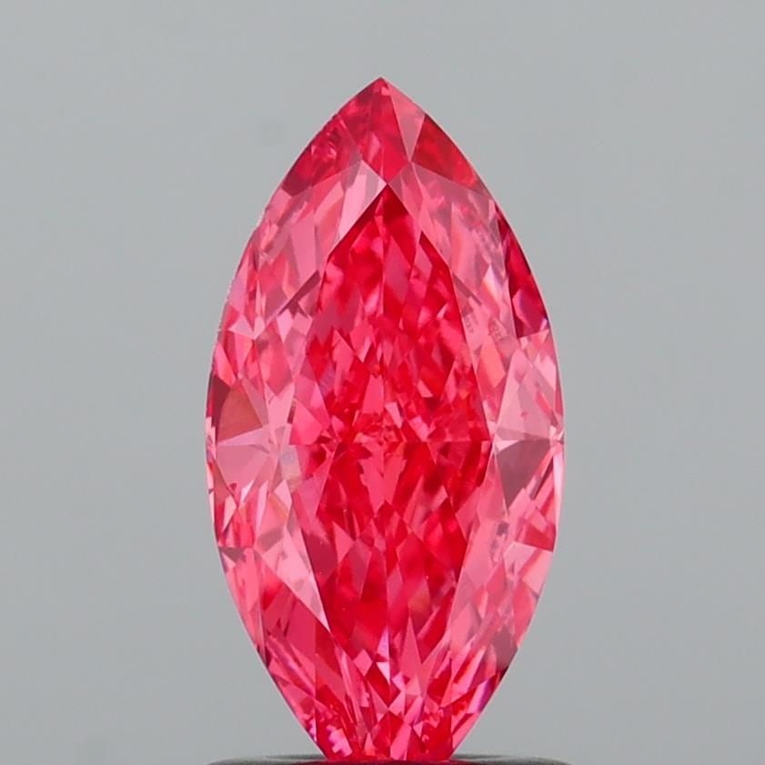Loose Diamond - MARQUISE 1.08ct Fancy Vivid Pink VS1: Loose Diamond - MARQUISE 1.08ct Fancy Vivid Pink VS1 Source: This is a real non-mined Diamond that has been grown in a lab Shape: MARQUISE Carats: 1.08 Color: Fancy Vivid Pink Certification: IGI Video