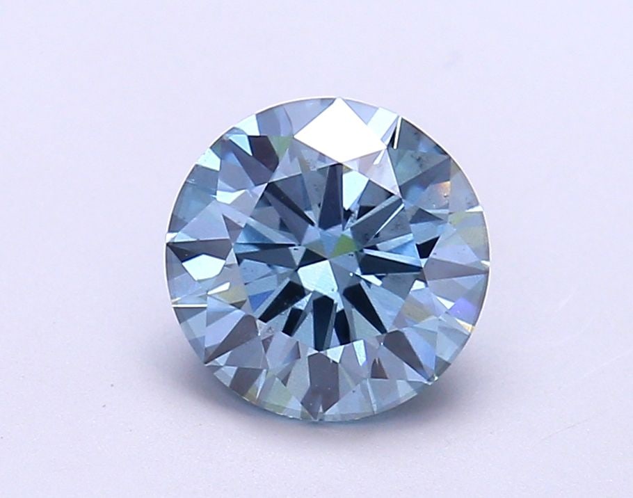 Loose Diamond - ROUND 2.0ct Fancy Blue VS2: Loose Diamond - ROUND 2.0ct Fancy Blue VS2 Source: This is a real non-mined Diamond that has been grown in a lab Shape: ROUND Carats: 2.0 Color: Fancy Blue Certification: NONE Video: