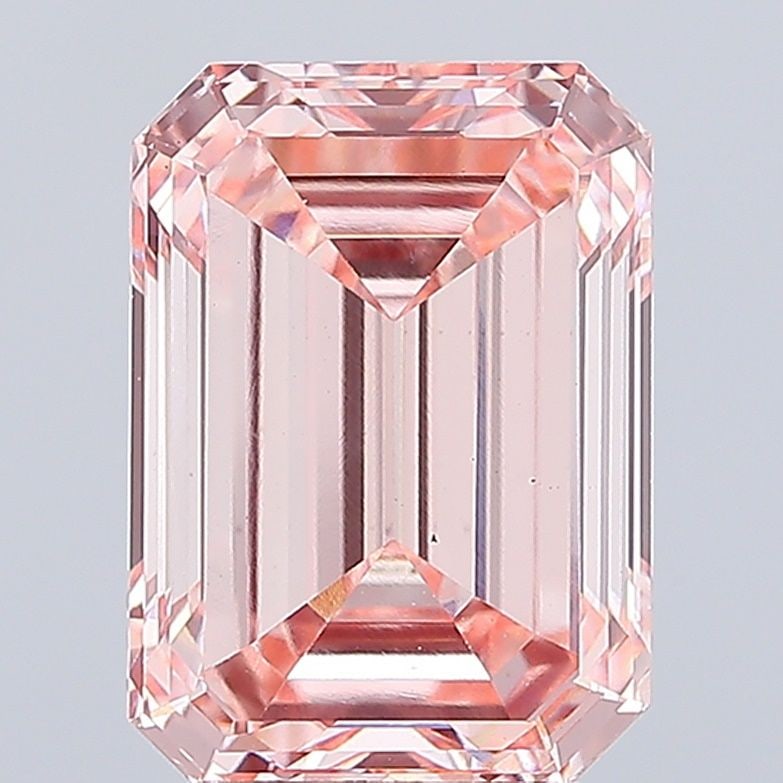 Loose Diamond - EMERALD 4.12ct Fancy Intense Pink VS1 (1 of 1)