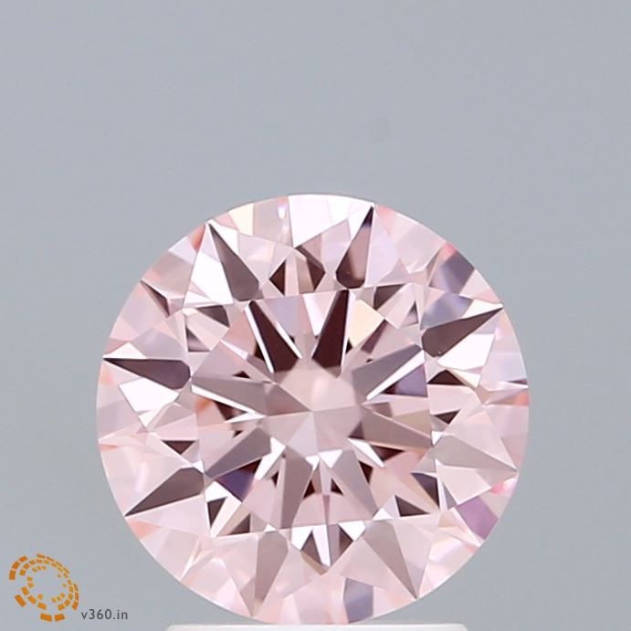 Ideal Loose Diamond - ROUND 1.73ct Fancy Vivid Pink VVS2 (1 of 1)