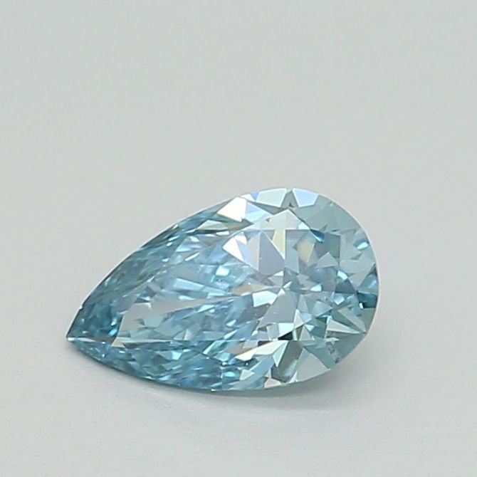 Loose Diamond - PEAR 0.59ct Fancy Vivid Greenish Blue VVS2 (1 of 1)