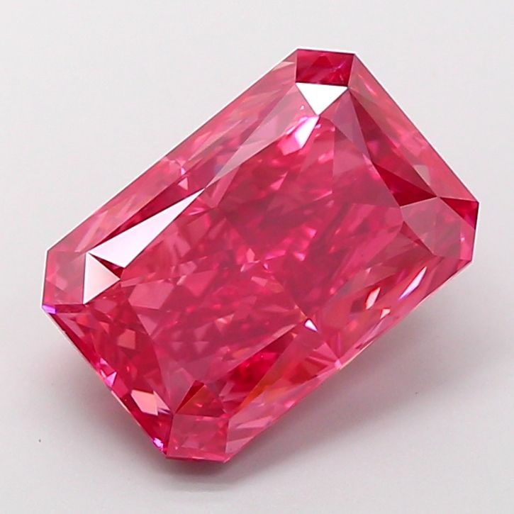 Loose Diamond - RADIANT 7.05ct Fancy Vivid Red VVS2 (1 of 1)