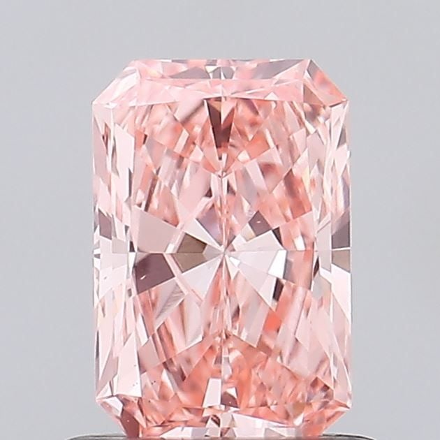Loose Diamond - RADIANT 0.73ct Fancy Vivid Pink VS1: Loose Diamond - RADIANT 0.73ct Fancy Vivid Pink VS1 Source: This is a real non-mined Diamond that has been grown in a lab Shape: RADIANT Carats: 0.73 Color: Fancy Vivid Pink Certification: IGI Video: