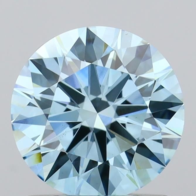 Ideal Loose Diamond - ROUND 1.05ct Fancy Vivid Blue VS1: Ideal Loose Diamond - ROUND 1.05ct Fancy Vivid Blue VS1 Source: This is a real non-mined Diamond that has been grown in a lab Shape: ROUND Carats: 1.05 Color: Fancy Vivid Blue Certification: IGI Video