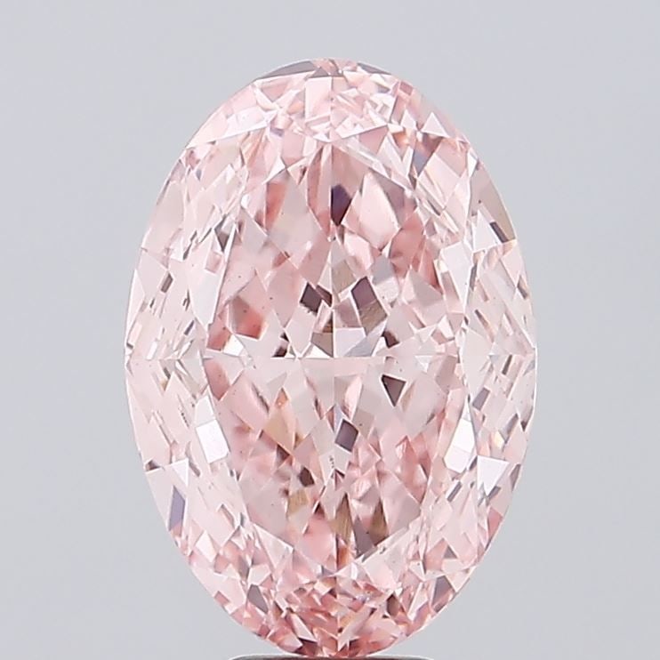 Loose Diamond - OVAL 9.74ct Fancy Vivid Pink VS1: Loose Diamond - OVAL 9.74ct Fancy Vivid Pink VS1 Source: This is a real non-mined Diamond that has been grown in a lab Shape: OVAL Carats: 9.74 Color: Fancy Vivid Pink Certification: IGI Video: