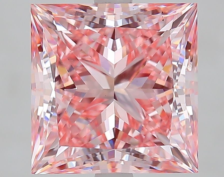 Loose Diamond - PRINCESS 5.58ct Fancy Intense Pink VS1 (1 of 1)