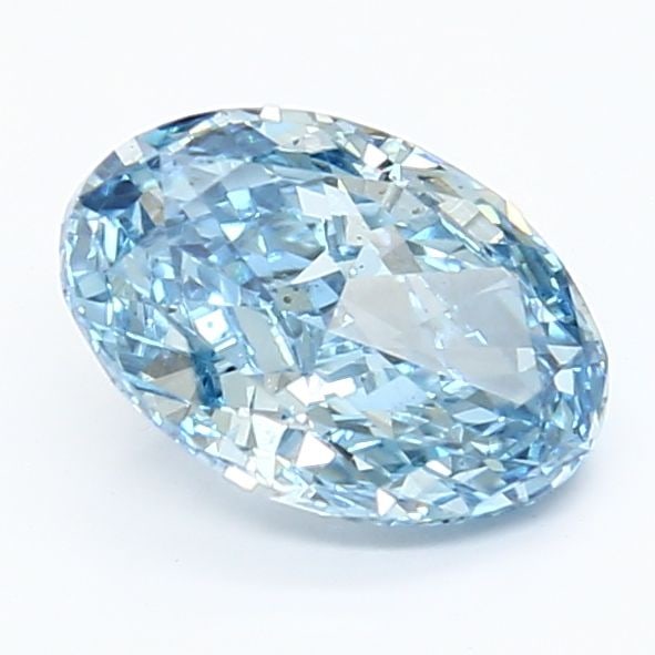 Loose Diamond - OVAL 1.63ct Fancy Vivid Blue VS1: Loose Diamond - OVAL 1.63ct Fancy Vivid Blue VS1 Source: This is a real non-mined Diamond that has been grown in a lab Shape: OVAL Carats: 1.63 Color: Fancy Vivid Blue Certification: IGI Video: