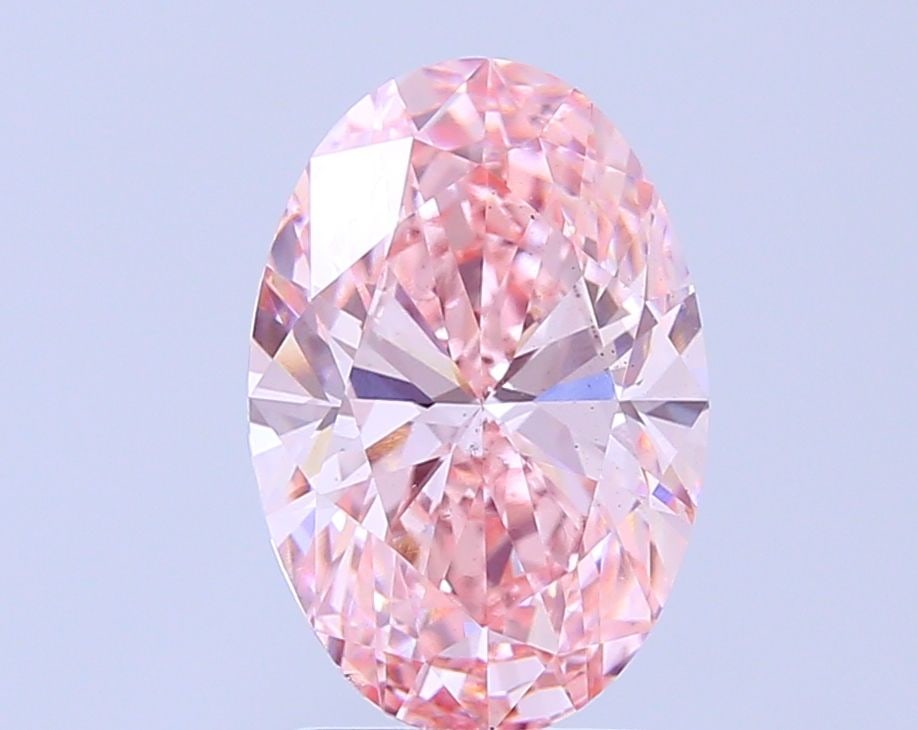 Loose Diamond - OVAL 2.51ct Fancy Vivid Pink VS2: Loose Diamond - OVAL 2.51ct Fancy Vivid Pink VS2 Source: This is a real non-mined Diamond that has been grown in a lab Shape: OVAL Carats: 2.51 Color: Fancy Vivid Pink Certification: IGI Video: